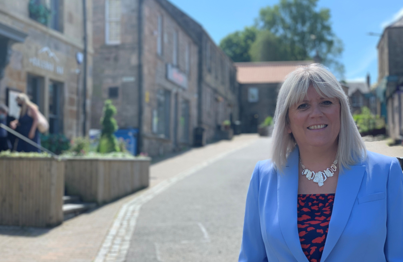 Sue Webber MSP in Balerno