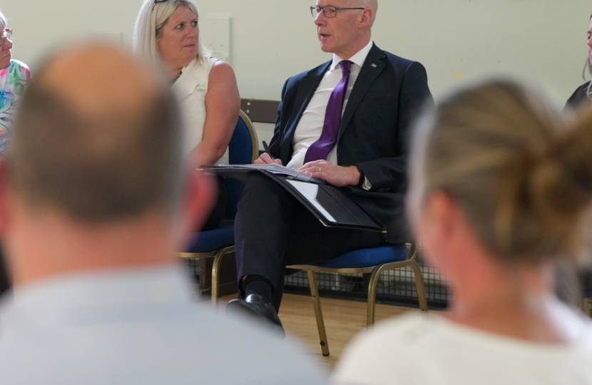 Sue Webber MSP with the First Minister