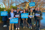 Sue Webber MSP campaigning