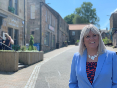 Sue Webber MSP in Balerno