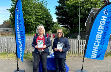 Sue Webber MSP in Winchburgh